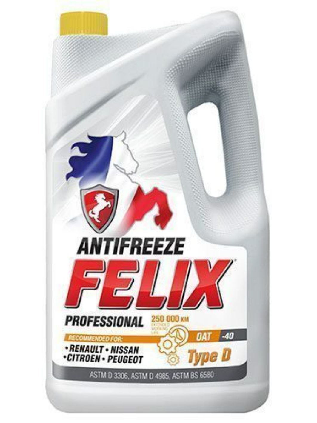 Антифриз FELIX PROFESSIONAL TYPE D  5л. желтый