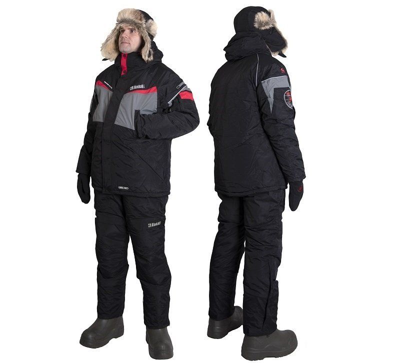 Костюм зимний Alaskan Dakota серый/черный XXL (куртка+ полукомбинезон) м