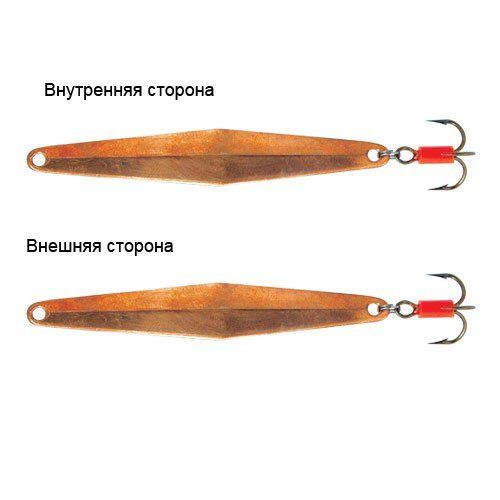 Блесна вертикальная "Salmo" LJ Model RHOMB c тр.Kamasan C