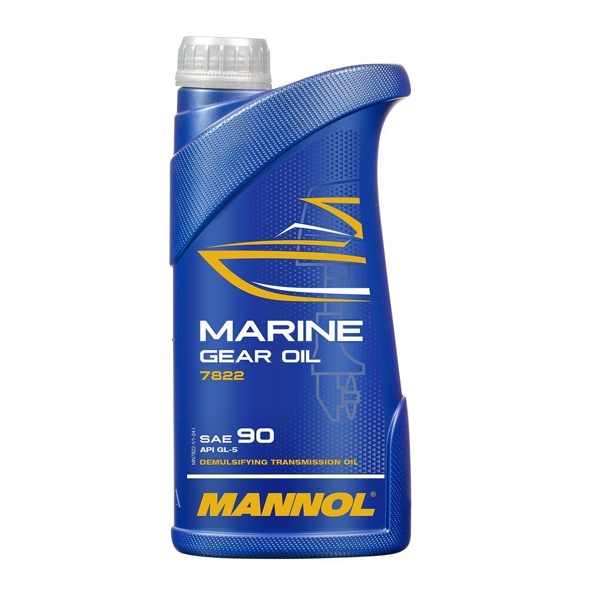 MANNOL Marine Gear Oil SAE 90 GL-5 масло трансмиссионное 1L 7822 /Мотоотдел/