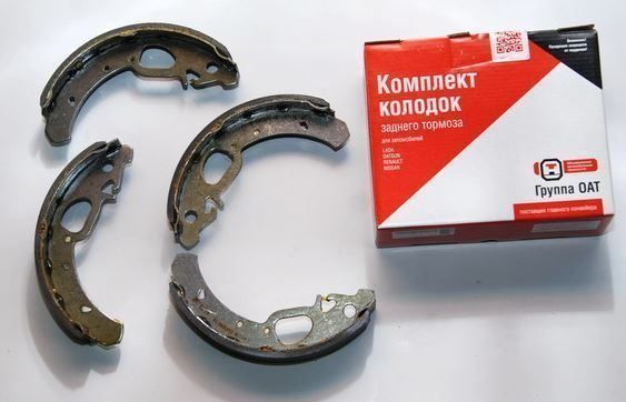 Колодка тормозная 1118-19,  2170-72 задняя под АБС (ВИС) (4шт.к-т)
