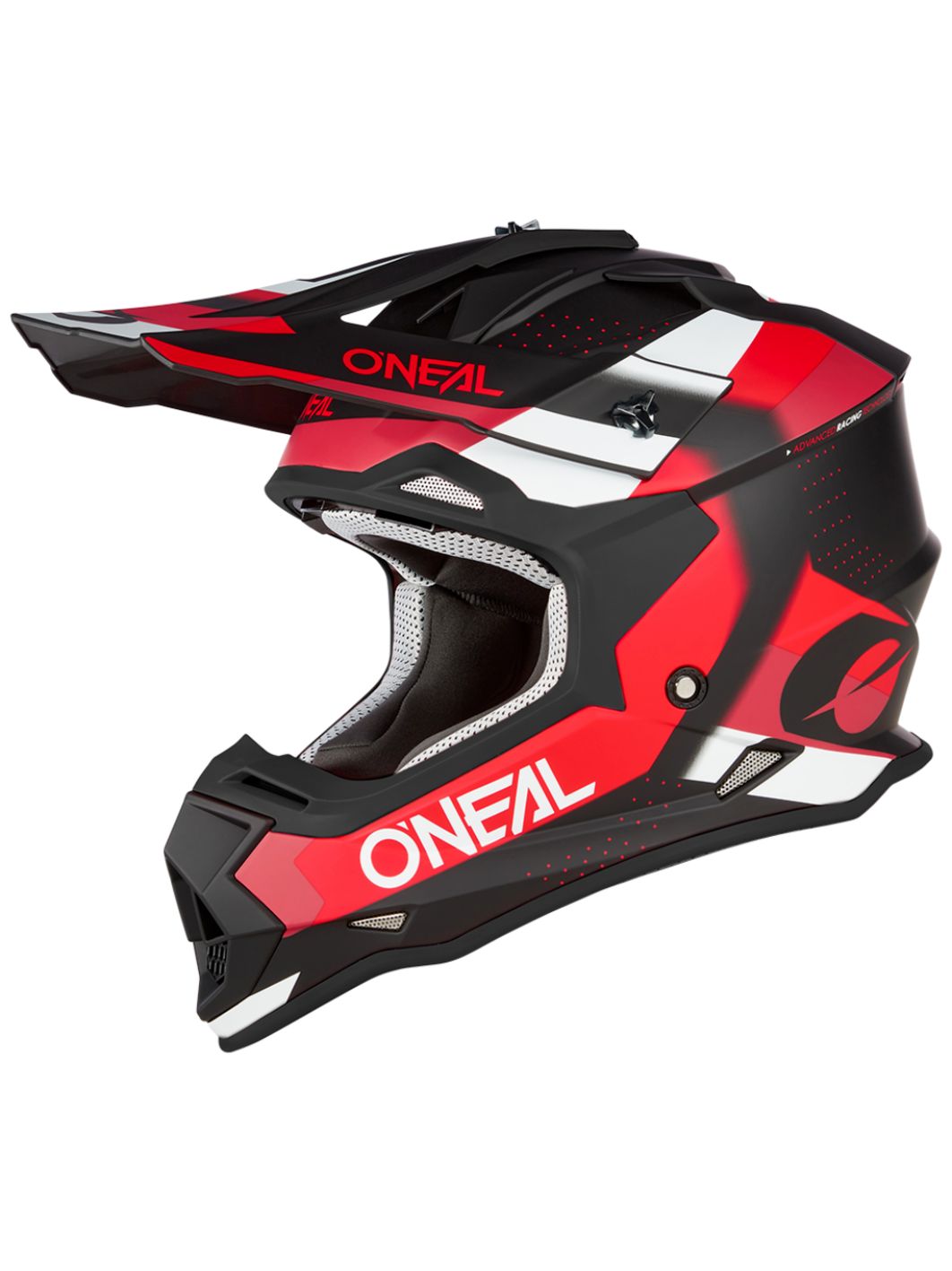 Шлем кроссовый ONEAL 2Series Spyde V.23 красный/серый,  XL