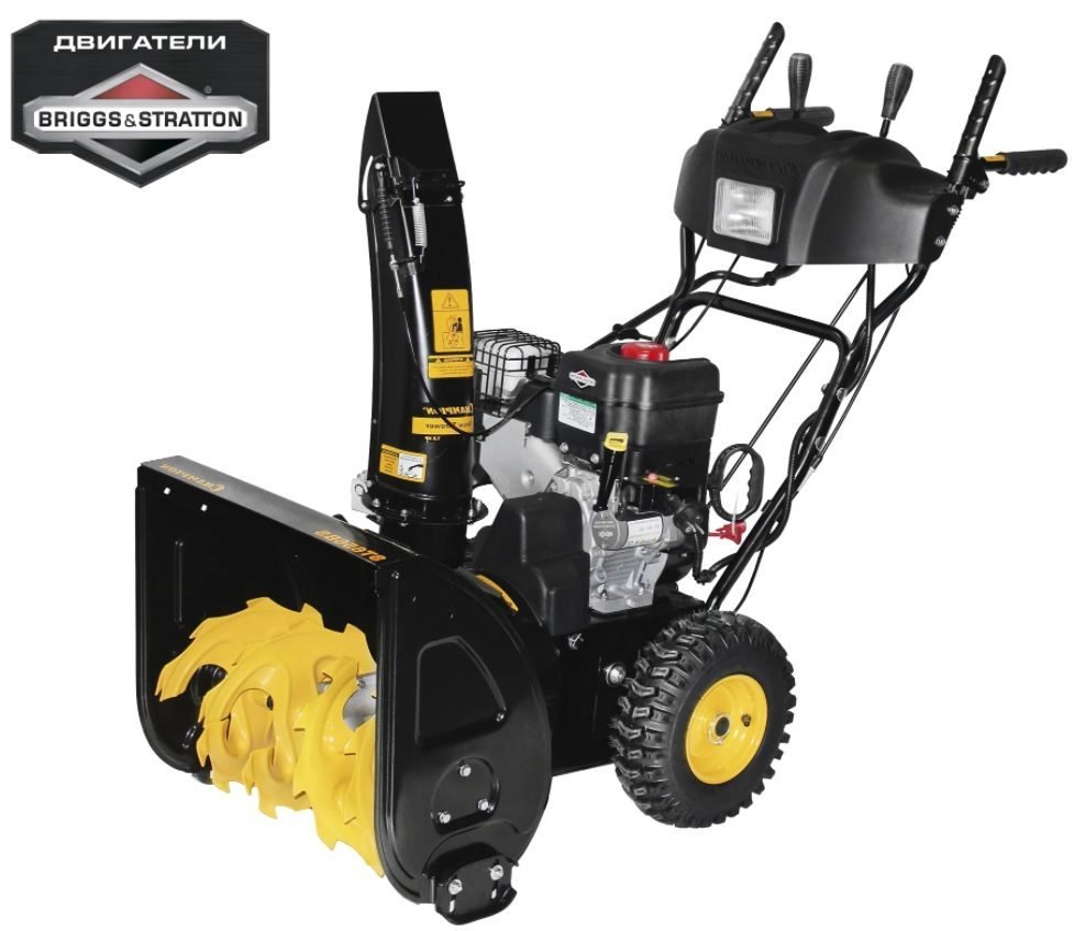 Снегоуборщик CHAMPION ST656BS (дв. Briggs&Stratton,  6, 5л.с. захват 56см,  бак 3, 0л.,  электростартер,  фара,  вес 77.5кг)