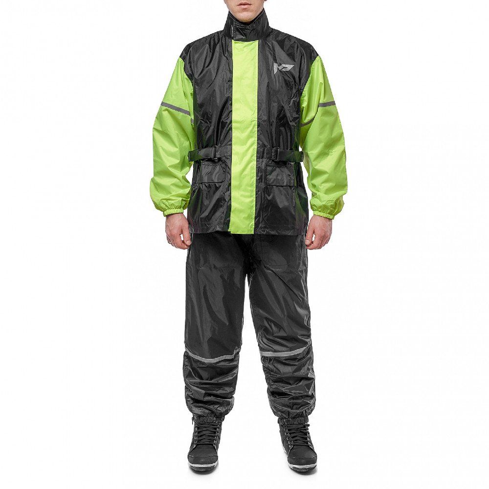 Дождевик MOTEQ WET DOG  раздельный куртка+брюки черно-желтый 3XL