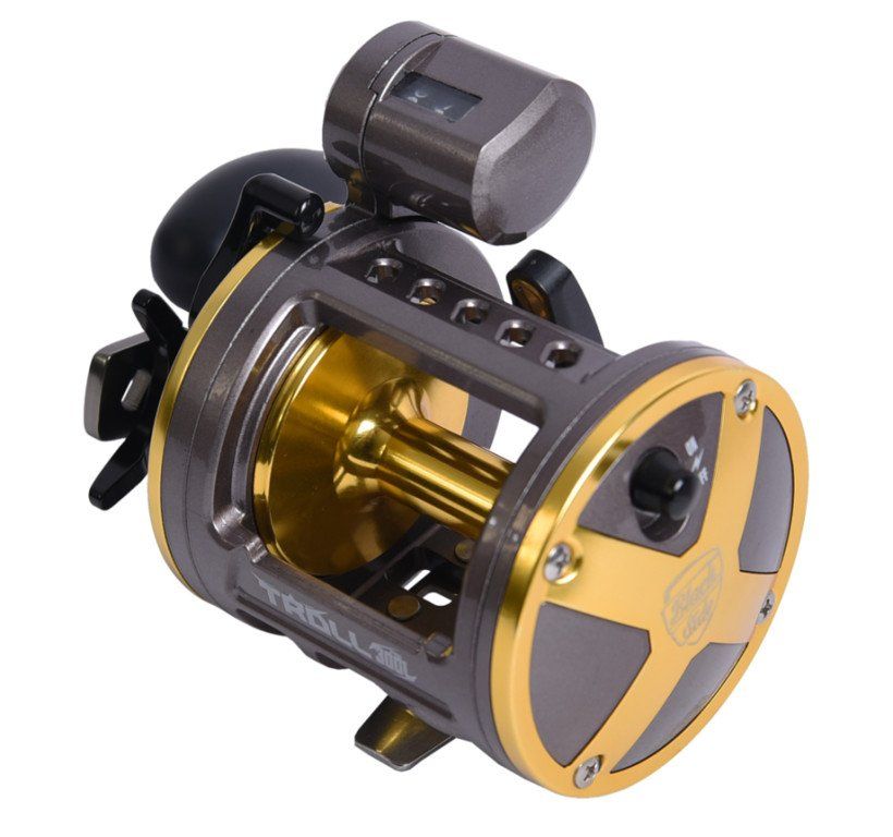 Катушка мультипликаторная Black Side TROLL PRO 300L (лев. рука)