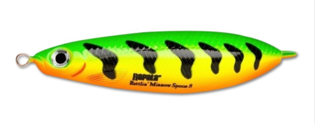 Блесна незацепляйка Rapala Minnow Rattlin Spoon 08 /FT
