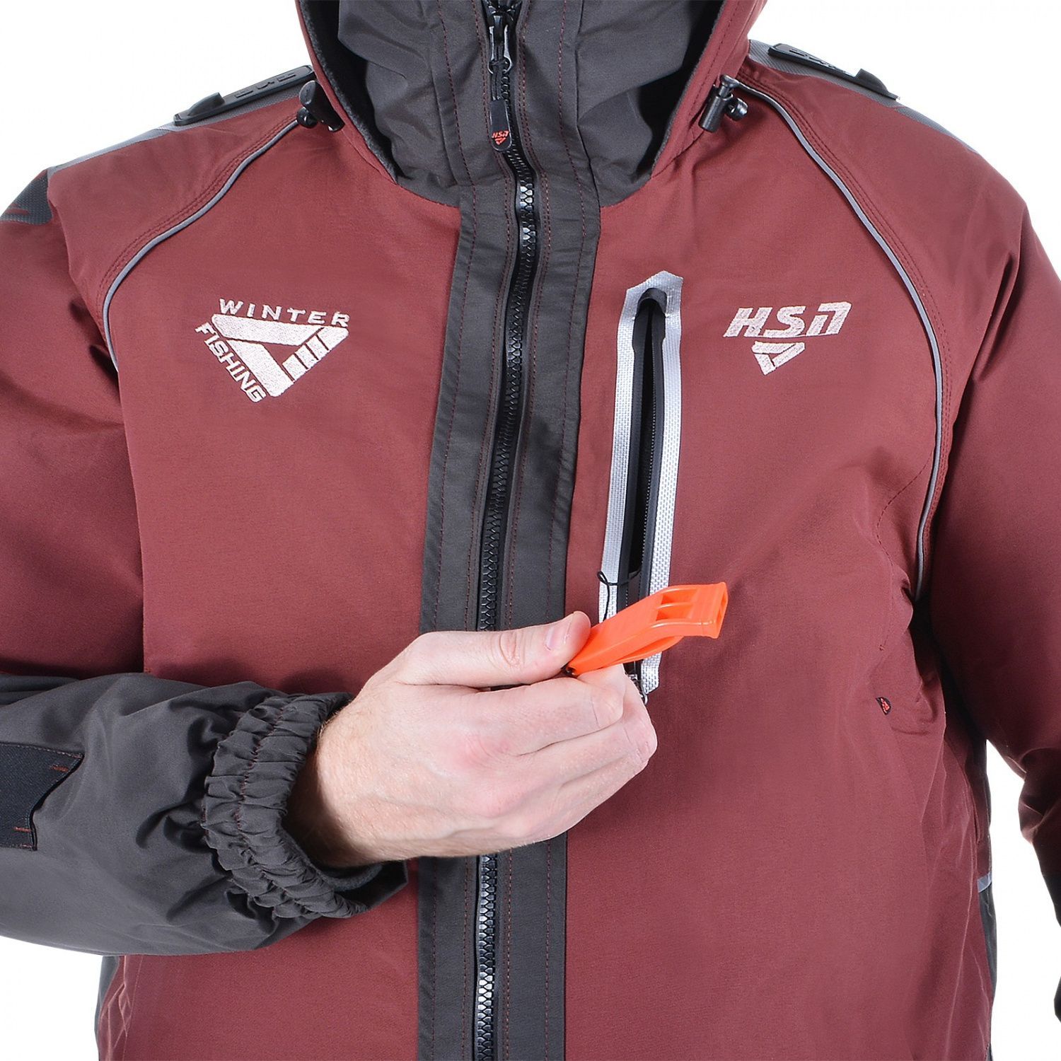 Костюм-поплавок мужской зимний "Rescuer II comfort",  hardguard,  махагон (58-60/182) м