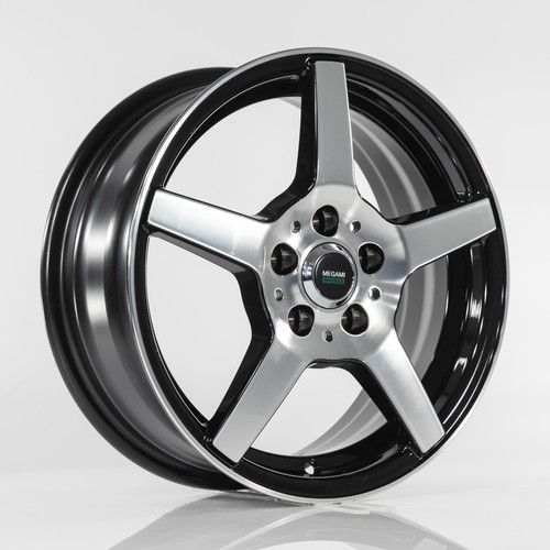 Диск л.Р18 7.5/5*108  Megami AF-07 d65.1 ET47 BKF КОМПЛЕКТ 4ШТ.