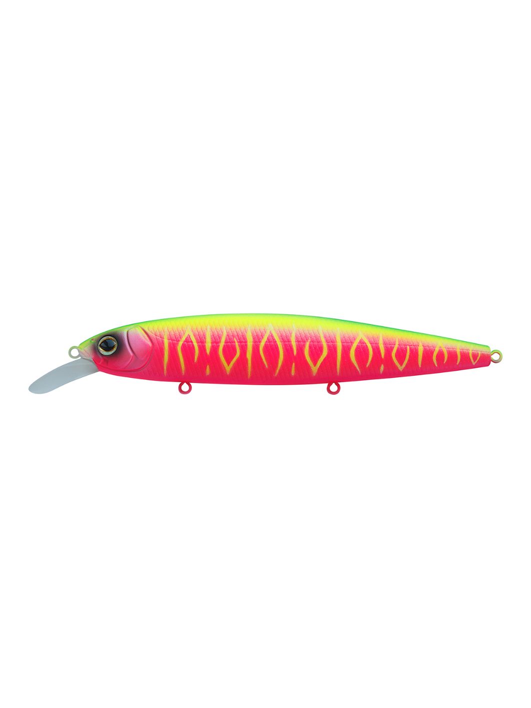 Воблер Минноу Strike Pro Bold 130SP,  130 мм,  24, 5 гр,  Загл. 1, 3м.-1, 8м.,  Нейтральный,  цвет: A230S Watermelon Mat Tiger,  (EG-191-SP#A230S)