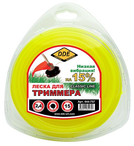 Корд триммерный Ø2.4мм круглый (15м) Classic line DDE (644-757)