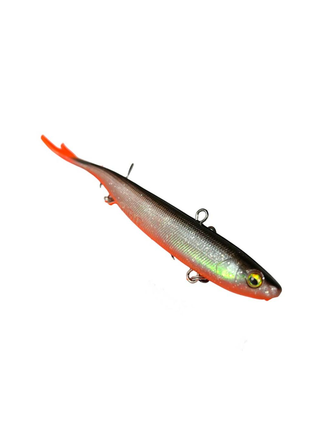 Баланслаг Jig It Whale Tail 130mm 22g цв. F11 Shiny black back