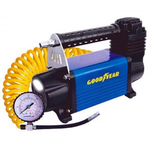 Компрессор "GOODYEAR" GY-50L LED (50л/мин, 10атм, фонарь, 12В, сумка) GY000113