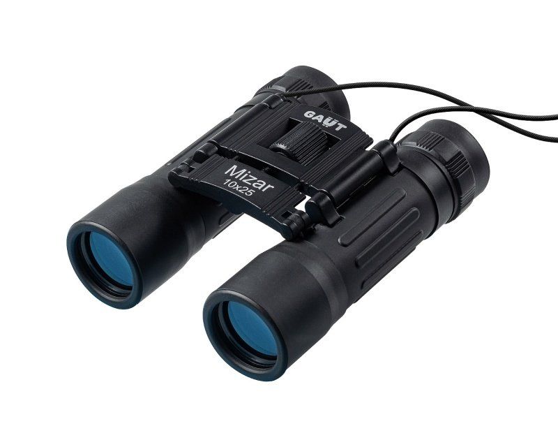 Бинокль GAUT Avior 10x25,  Roof-призмы BK7,  цвет - черный,  250г