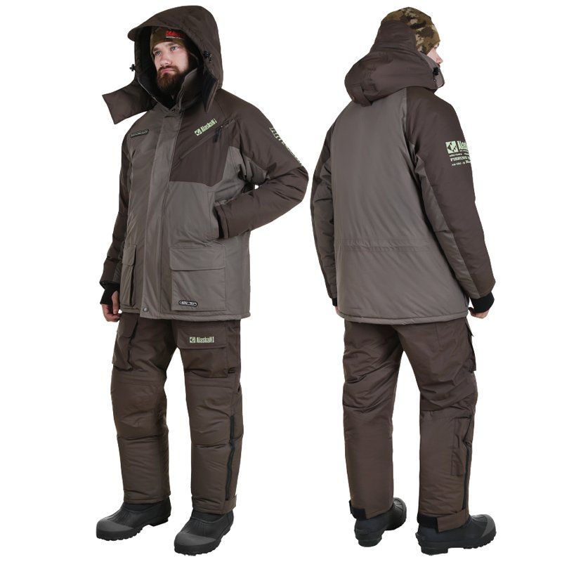 Костюм зимний Alaskan Russian Mission FS хаки/коричневый 2XL (куртка+полукомбинезон) м