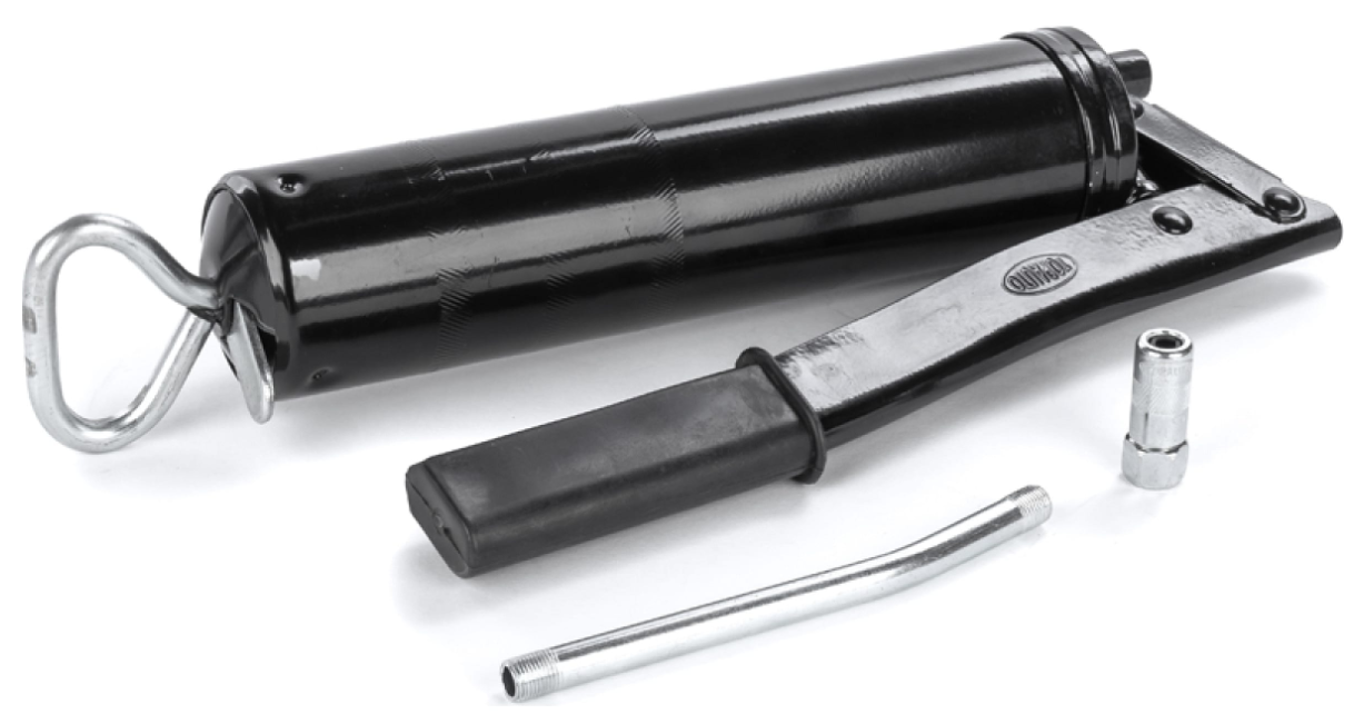 Шприц рычажно-плунжерный 400мл профессиональный,  черный ТОП АВТО (30014)