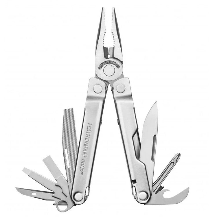 Мультитул LEATHERMAN Bond Stainless 14 инстр.,  7, 4/10 см,  чехол нейлон
