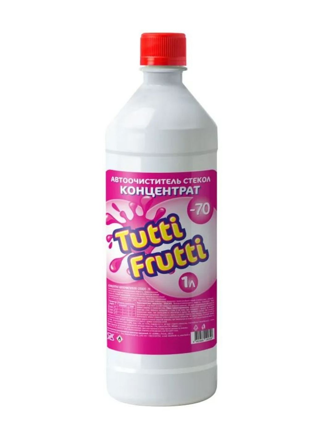 Очиститель стекла TUTTI FRUTTI -70*С 1л. ПЭТ концентрат зимний