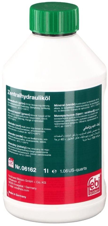 Жидкость гидравлическая FEBI 06162 CHF 1L зеленая (минеральная)