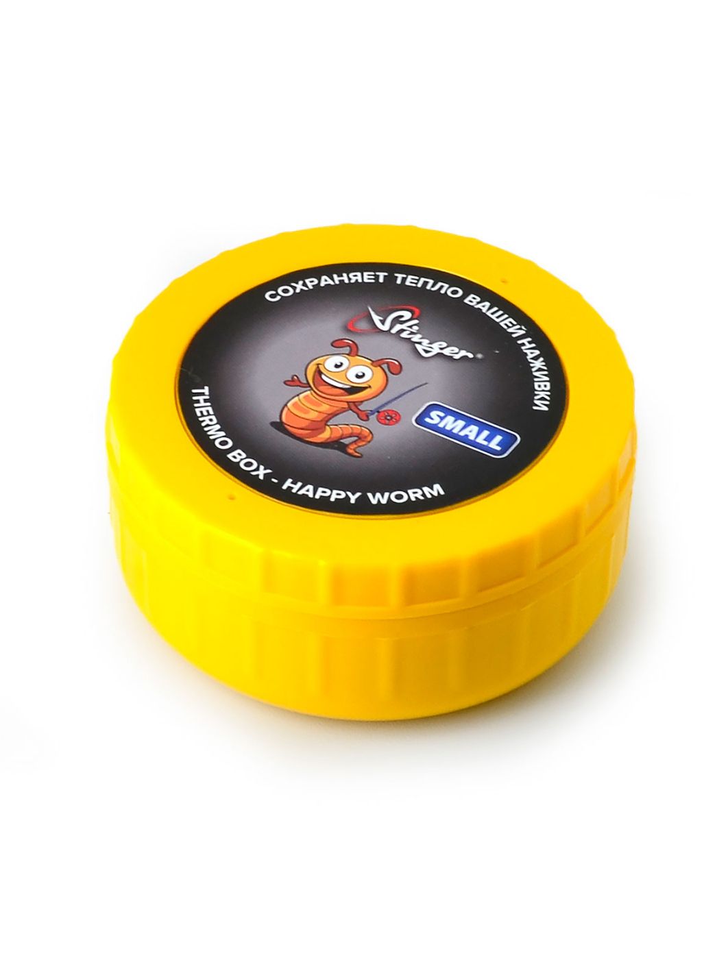 Термокоробка Stinger Happy Worm,  75мм,  желтая