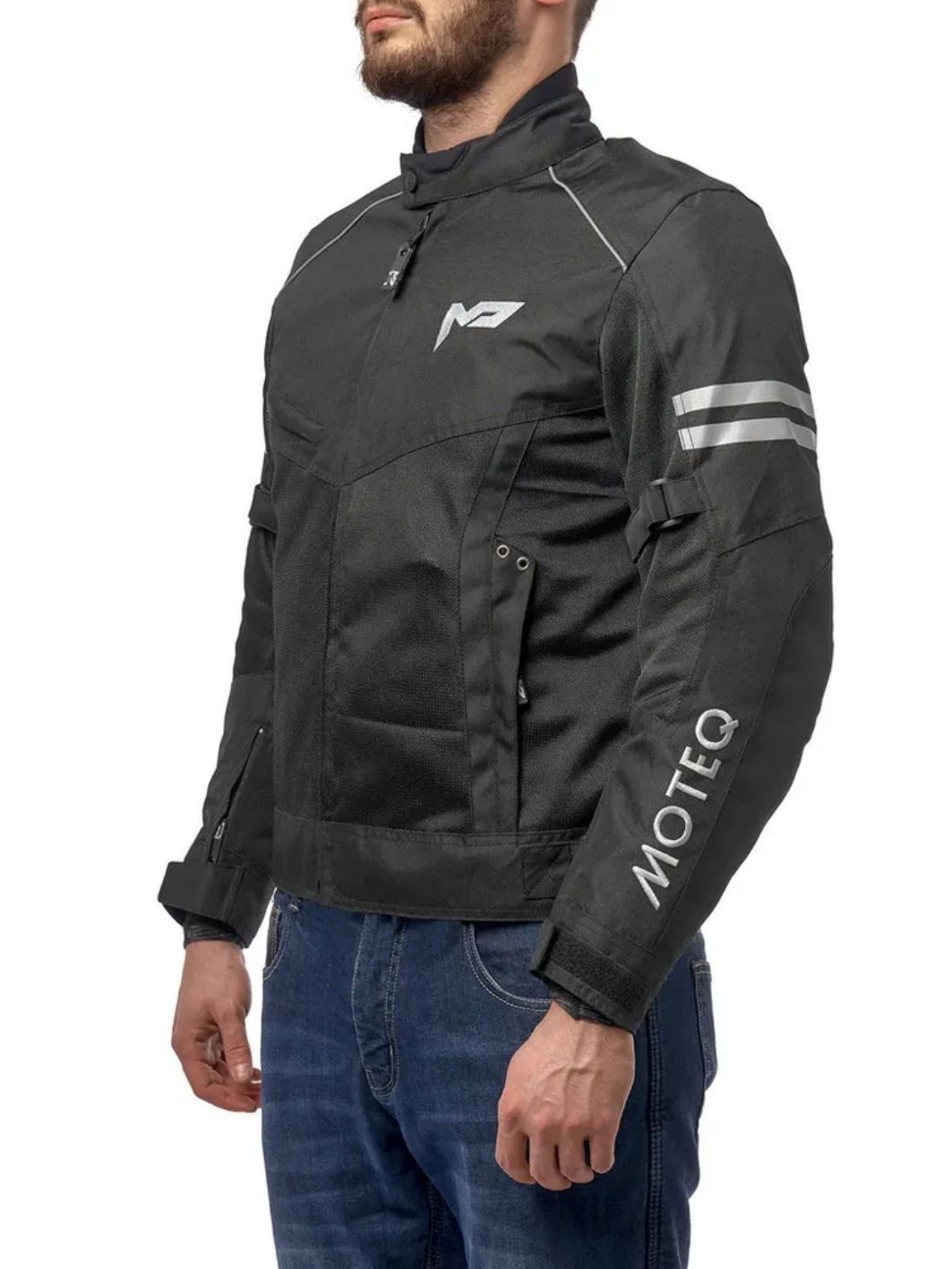 Куртка текстильная MOTEQ AIRFLOW черная 3XL