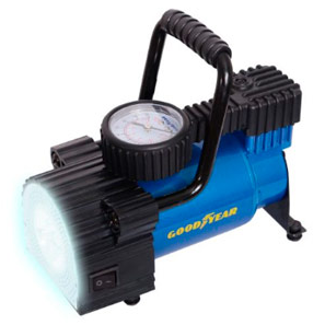 Компрессор "GOODYEAR" GY-30L LED (30л/мин, 7атм, фонарь, 12В, сумка) GY000103
