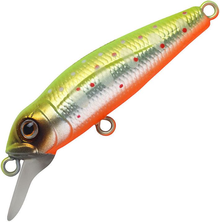 Воблер Минноу Strike Pro Midge 40,  40 мм,  2 гр,  Загл. 0, 5м.,  Нейтральный,  цвет: A190ES Mat Motley Trout,  (EG-074SP#A190ES)