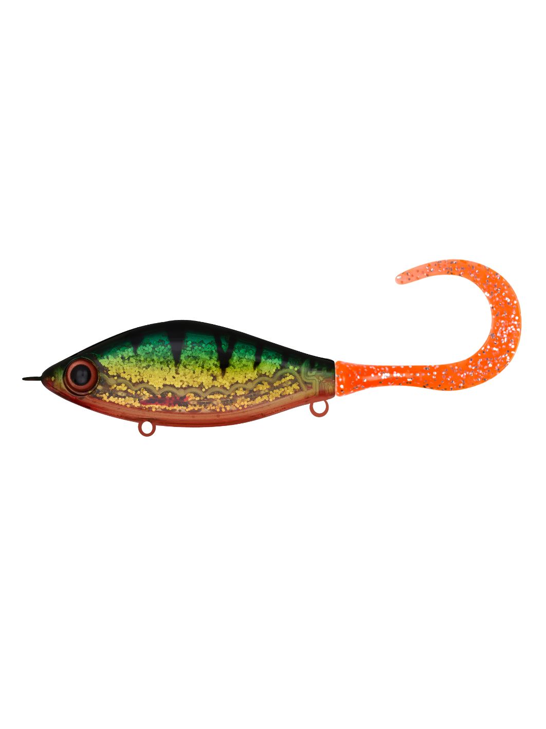 Воблер Джеркбейт Strike Pro Guppie Downsize Sinking,  90 мм,  35, 7 гр,  Загл. 0, 5м.-1, 5м.,  Тонущий,  цвет: A102G Transparent Perch,  (EG-208B#A102G)