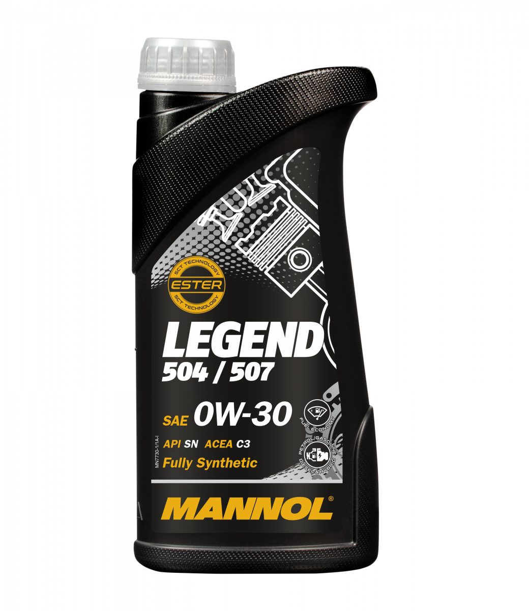 MANNOL Legend 504/507 0W30 7730 1л синтетическое моторное масло