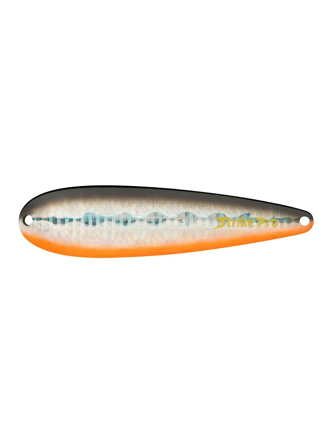 Блесна колеблющаяся Strike Pro KILLER PROFY 115,  115 мм,  56 гр,  Тройник,  цвет: A70-713 Black Silver OB,  (ST-014C#A70-713/CP)