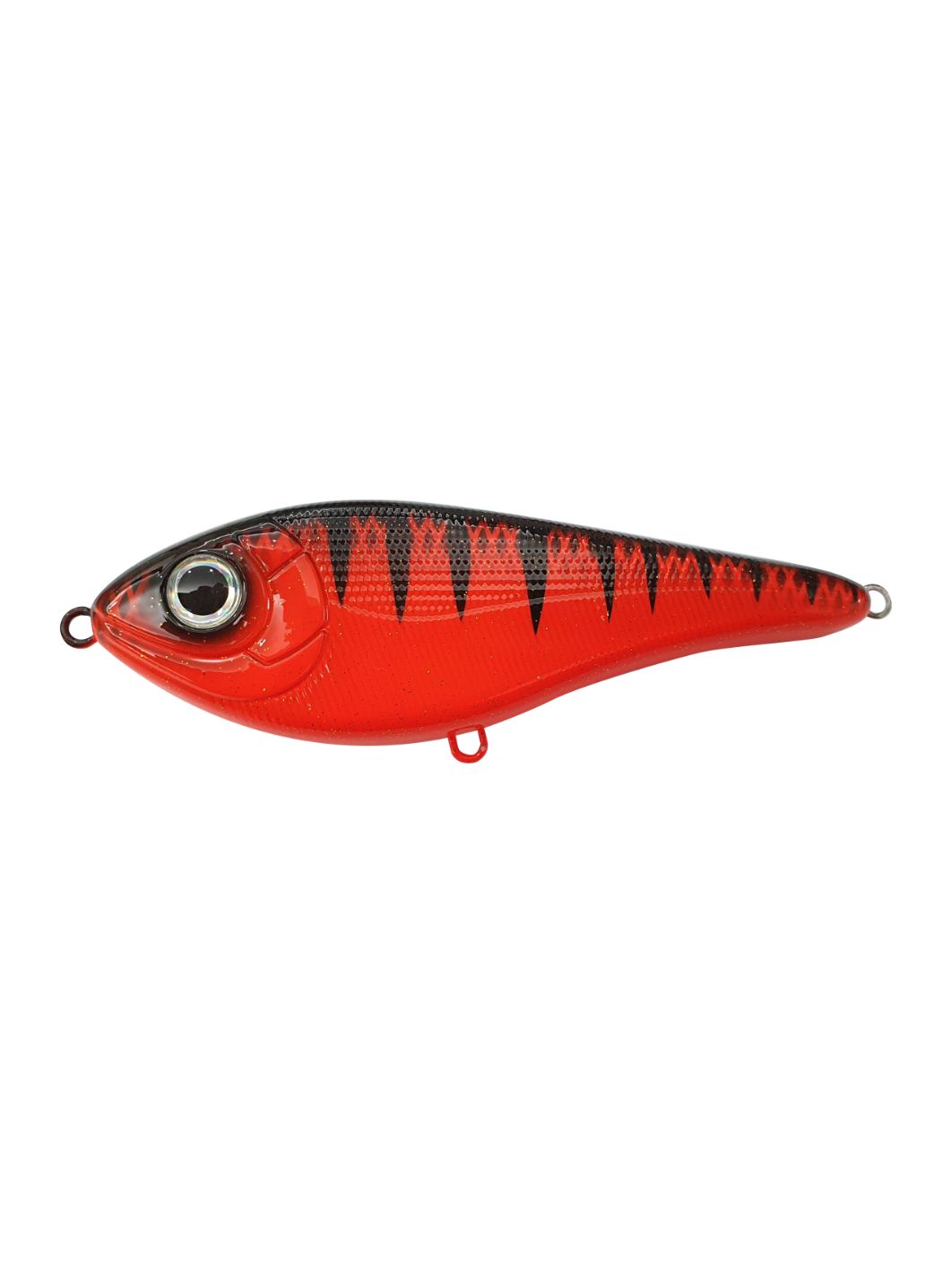 Воблер Джеркбейт Strike Pro Buster Jerk II Shallow Runner,  120 мм,  37 гр,  Загл. 0, 3м.-2, 0м.,  Медленно всплывающий,  цвет: C771 Red Devil,  (EG-049#C771)