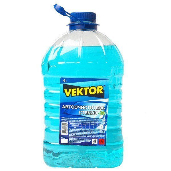 Очиститель стекла VEKTOR -20*С 4л. ПЭТ зимний