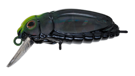 Воблер Крэнк Strike Pro Beetle Buster 40,  40 мм,  5, 7 гр,  Загл. 0, 2м.-0, 7м.,  Плавающий,  цвет: A261 Black Graph UV,  (EG-174F#A261)