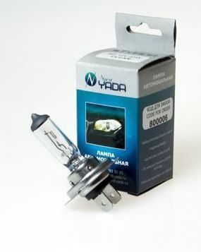 Автолампа галогеновая Н7 12V-55 YADA Clear (1шт.)