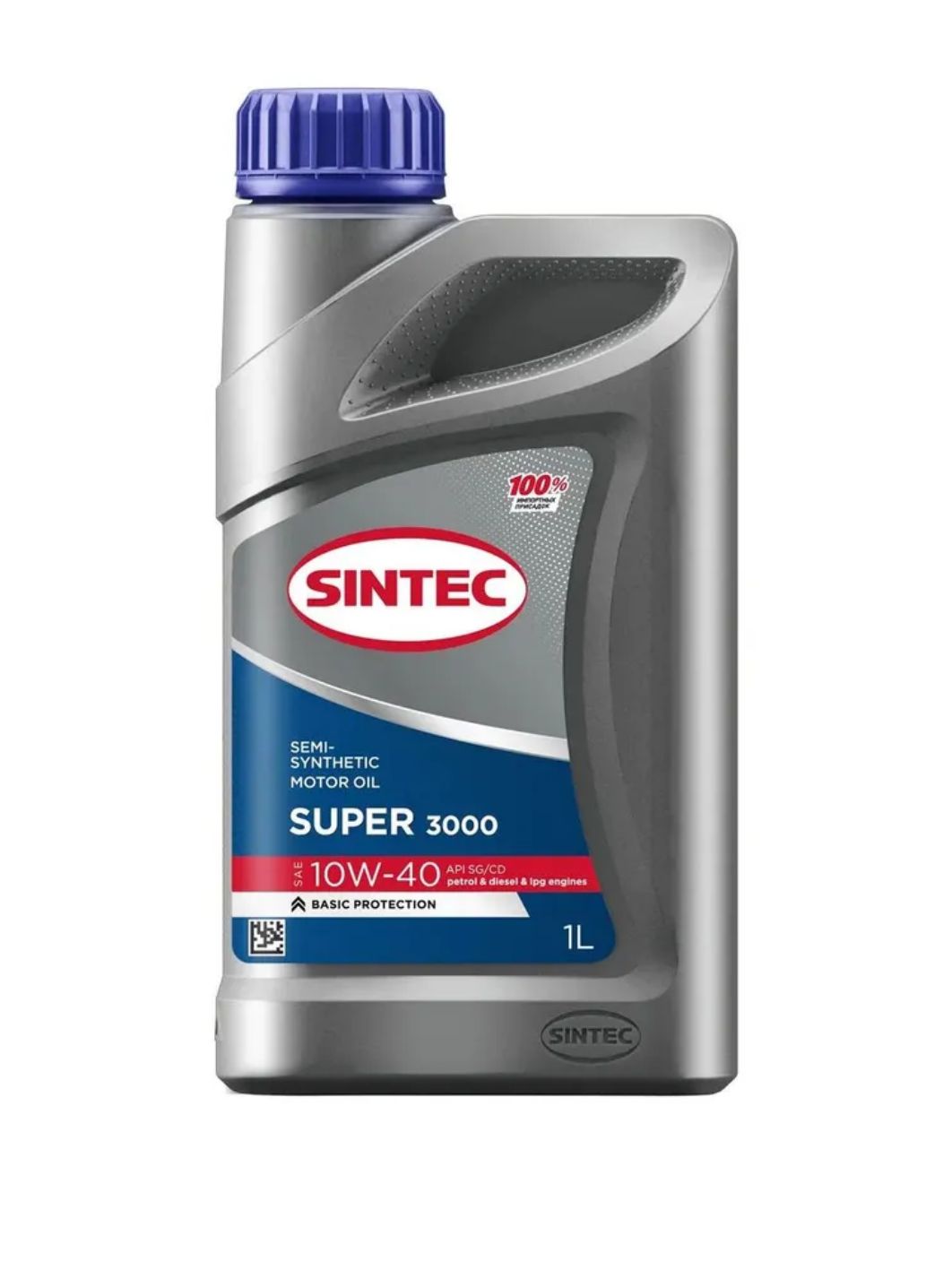 SINTEC SUPER 3000 10W40 API SG/CD 1L полусинтетическое моторное масло