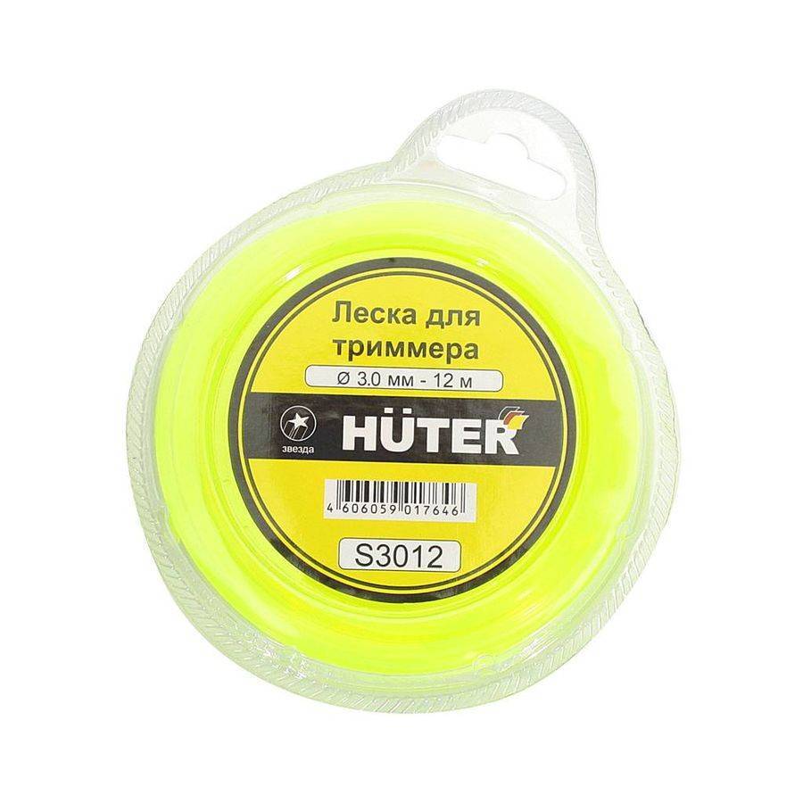 Корд триммерный Ø3.0мм звезда (12м) HUTER S3012 71/2/2