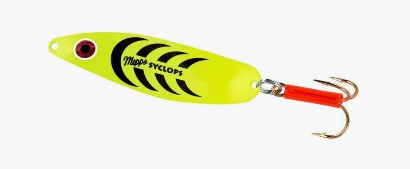 Блесна колеблющаяся Mepps SYCLOPS,  0,  Fluo Chartreuse