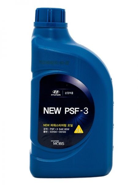 HYUNDAI PSF-3 80W 1л жидкость гидравлическая красная 03100-00100