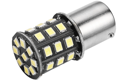 Светодиод 12V P21W (S25) белый 33SMD LUMEN (MLD-12VS25-4835) (2шт.к-т)