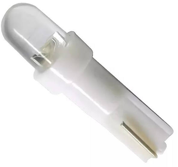 Светодиод 12V W1.2W (T5-02) белый 1LED YADA (900281) (1шт.)