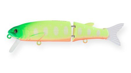 Воблер Составной Strike Pro Glider 105,  105 мм,  14, 4 гр,  Загл. 0, 3м.-0, 8м.,  Нейтральный,  цвет: A178S Lemon Mat Tiger,  (EG-157-SP#A178S)