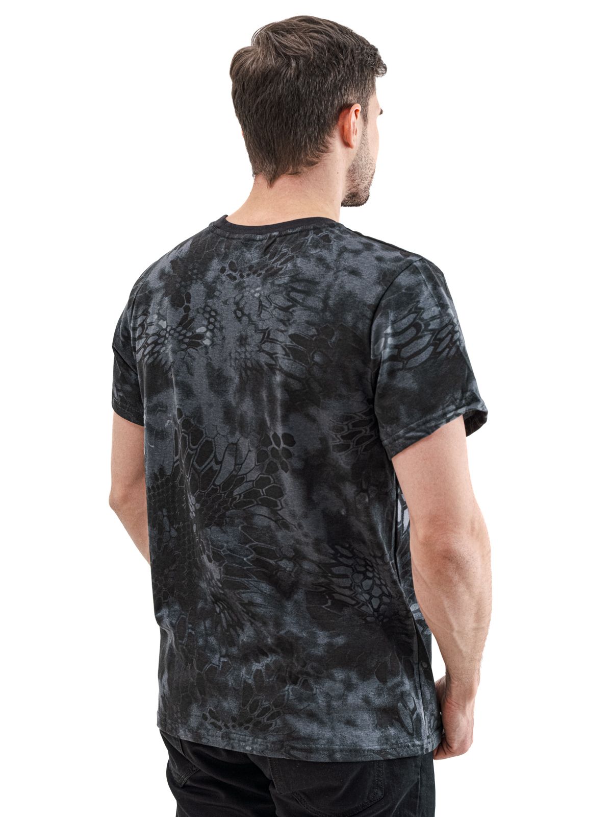 Футболка Питон чёрный,  кулирка,  пл.140 г/м2 44-46 м