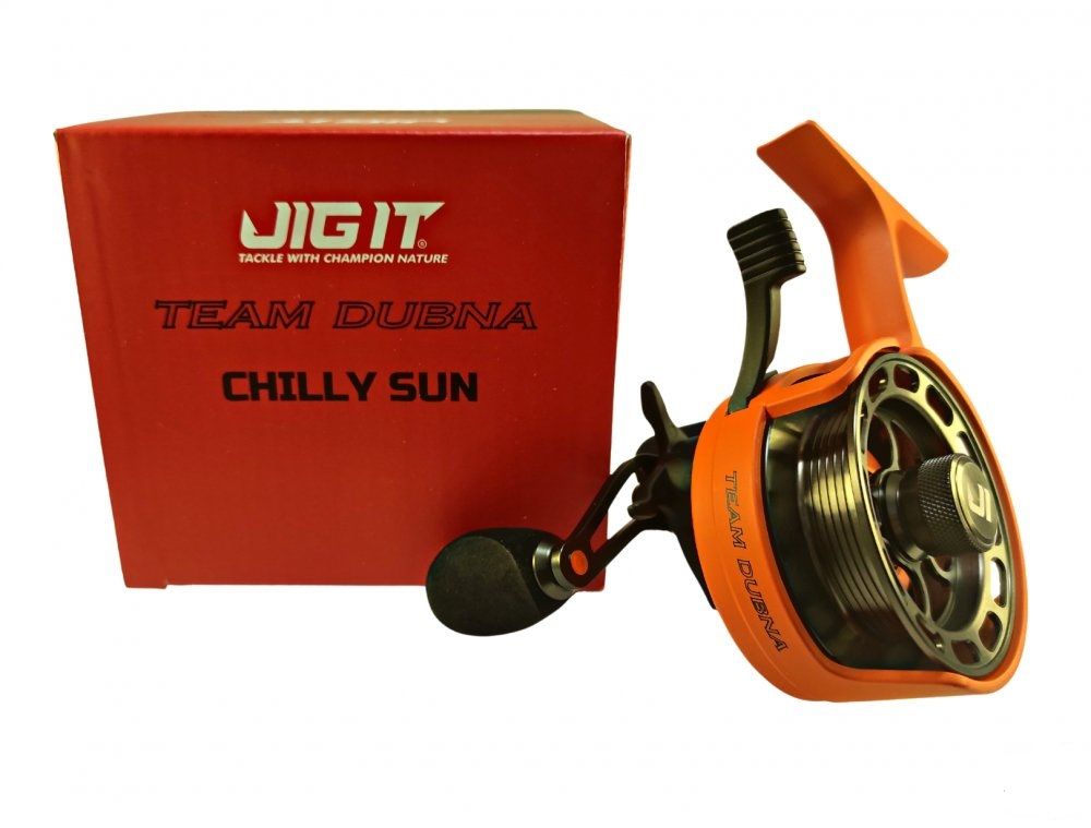 Катушка зимняя Jig It Team Dubna Chilly Sun,  left hand