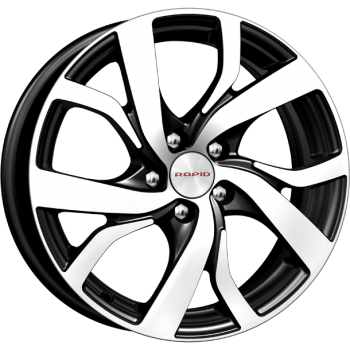 КиК Палермо (КС607) 6, 5x16 5/108 ET50 d-63, 35 алмаз черный (Арт.r13955) Оригинал