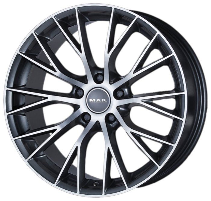 MAK Munchen 8, 0x18 5/120 ET30 d-72, 6 Gunmetal Mirror Face (F8080MUQM30I2B)