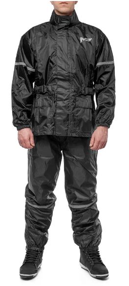Дождевик MOTEQ WET DOG  раздельный куртка+брюки черный L