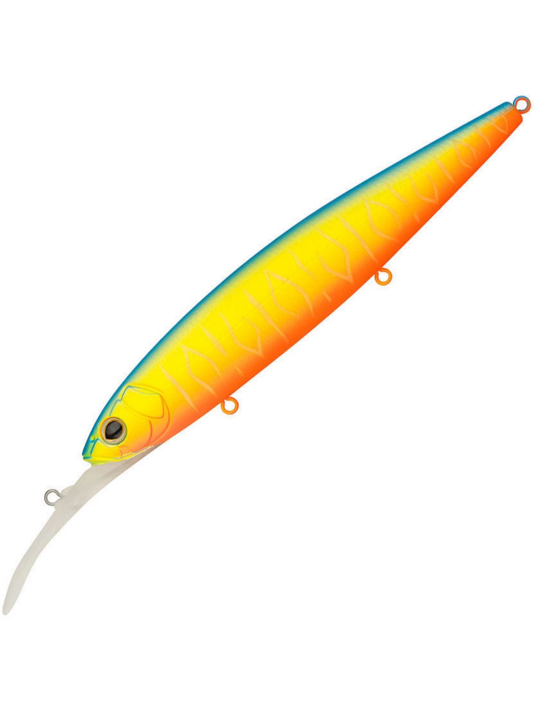 Воблер Минноу Strike Pro Bold Deep Diver 130SP,  130 мм,  25, 7 гр,  Загл. 2, 5м.-5, 0м.,  Нейтральный,  цвет: A252S Bullfinch Mat Tiger,  (EG-191L-SP#A252S)