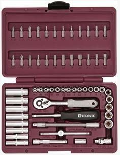 Набор инструмента универсальный 57 предметов 1/4" Thorvik TS0057
