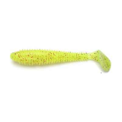 Приманка съедобная Keitech Swing Impact FAT 4.8" PAL #01 Chartreuse Red Flake