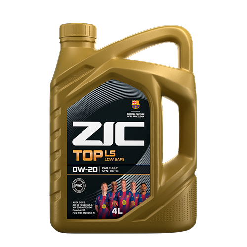 ZIC TOP 0W20 LS 4L синтетическое моторное масло
