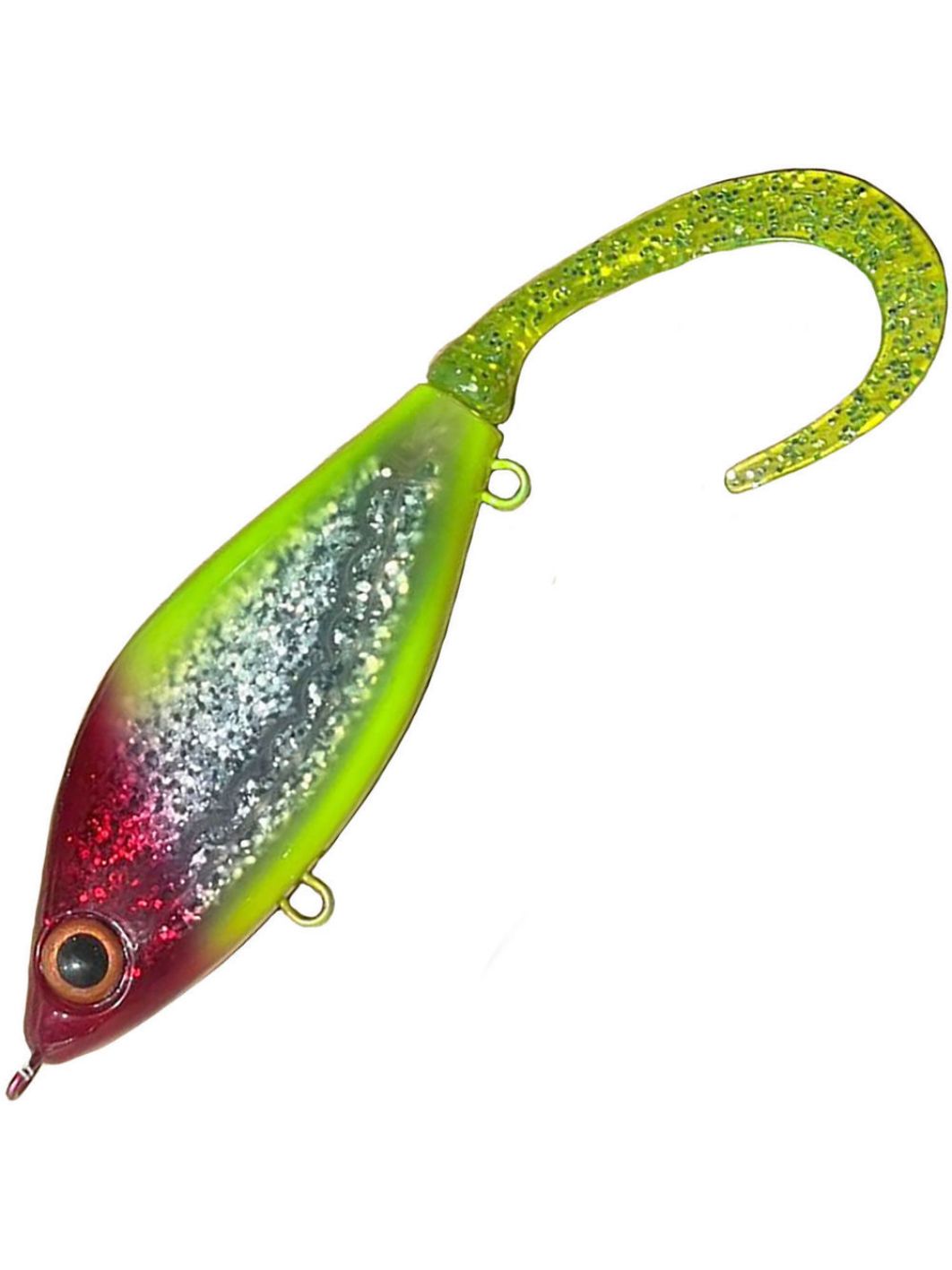 Воблер Джеркбейт Strike Pro Guppie Downsize Sinking,  90 мм,  35, 7 гр,  Загл. 0, 5м.-1, 5м.,  Тонущий,  цвет: A270G Transparent Clown,  (EG-208B#A270G)